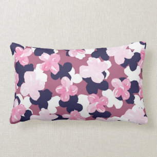 Floral Pattern van de Waterverf Artsy Pink Kussen