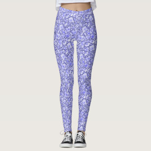 Floral Pattern van de Waterverf Hydrangea in zeer Leggings