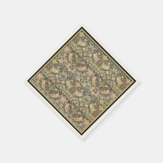 Floral Pattern van William Morris - Paper Napkins Servet (Hoek)