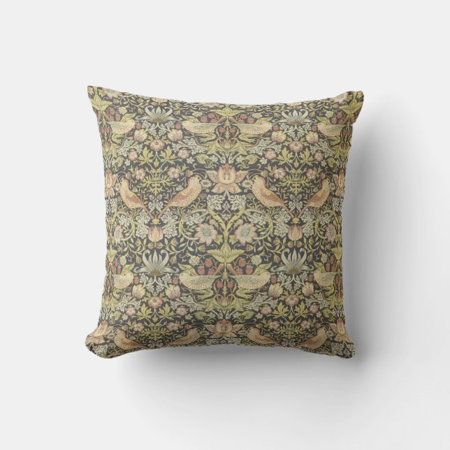 Floral Pattern van William Morris Square Pillow Kussen (Voorkant)
