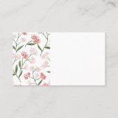 Floral Pattern Visitekaartje (Achterkant)