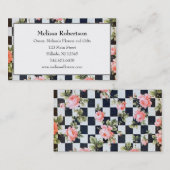  Floral Pattern Visitekaartje (Voorkant / Achterkant)