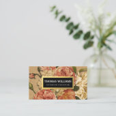 Floral Pattern Visitekaartje (Staand voorkant)