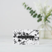 Floral Pattern Visitekaartje (Staand voorkant)