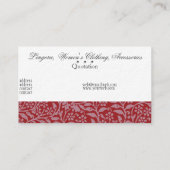 Floral Pattern Visitekaartje (Achterkant)