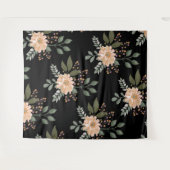 Floral Pattern Wandkleed (Voorkant (horizontaal))