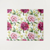 Floral Pattern Wandkleed (Voorkant (horizontaal))