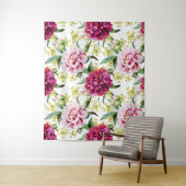 Floral Pattern Wandkleed (In situ)