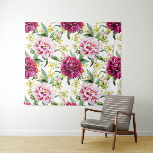 Floral Pattern Wandkleed