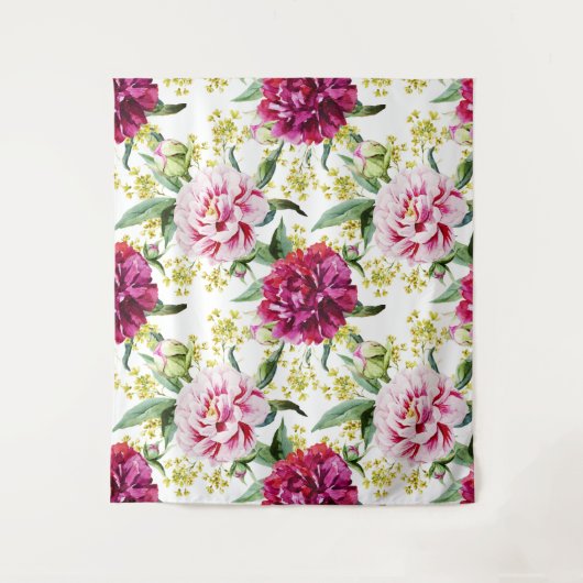 Floral Pattern Wandkleed (Voorkant)