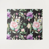 Floral Pattern Wandkleed (Voorkant (horizontaal))