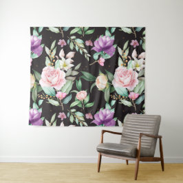 Floral Pattern Wandkleed