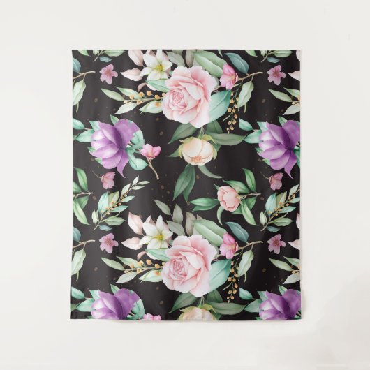 Floral Pattern Wandkleed (Voorkant)