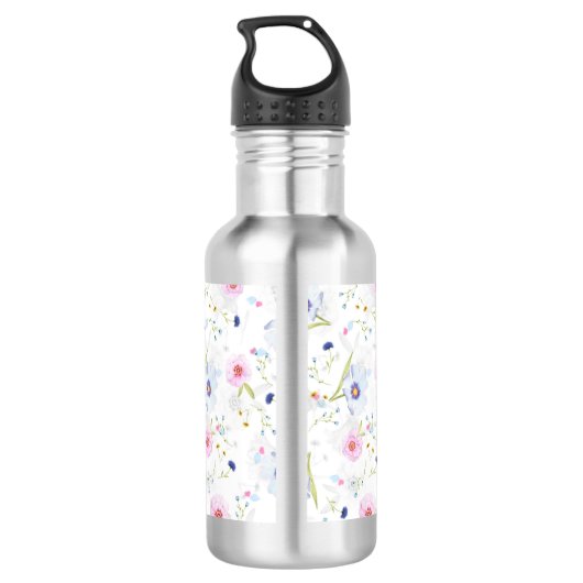 Floral Pattern Waterfles (Achterkant)