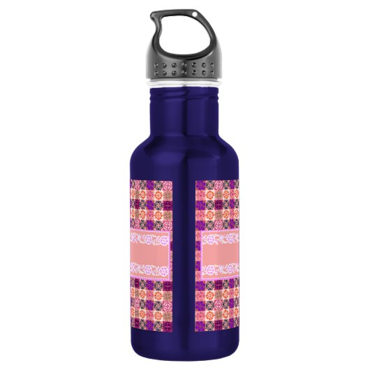 Floral Pattern Waterfles (Achterkant)