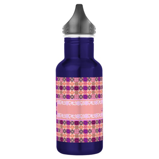 Floral Pattern Waterfles (Links)