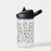 Floral Pattern Waterfles (Links)