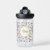 Floral Pattern Waterfles (Voorkant)