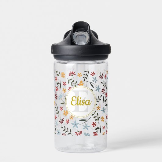 Floral Pattern Waterfles (Voorkant)