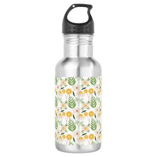 Floral Pattern Waterfles