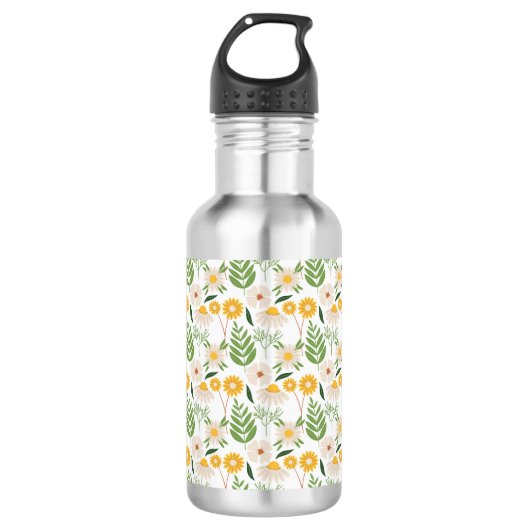 Floral Pattern Waterfles (Voorkant)