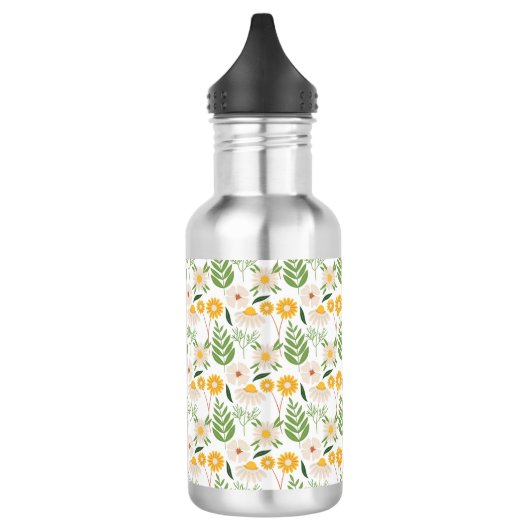 Floral Pattern Waterfles (Links)