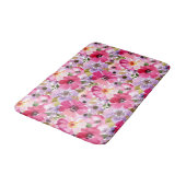 Floral Pattern-Waterverf Badmat (Gekanteld)