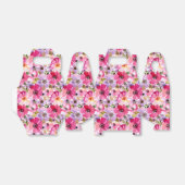 Floral Pattern-Waterverf Bedankdoosjes (Uitgevouwen)