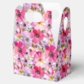 Floral Pattern-Waterverf Bedankdoosjes (Geopend)