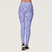 Floral Pattern Waterverf Hydrangea Leggings (Achterkant)