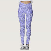 Floral Pattern Waterverf Hydrangea Leggings (Voorkant)