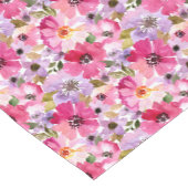 Floral Pattern-Waterverf Korte Tafelloper (Hoek)