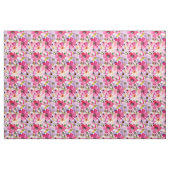 Floral Pattern-Waterverf Stof (Fat Quarter)