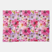 Floral Pattern-Waterverf Theedoek (Horizontaal)