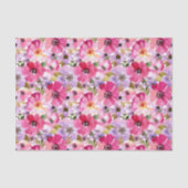 Floral Pattern-Waterverf Tissuepapier (Voorkant)
