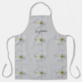 Floral Pattern Weddenschap Bridesmaid Flowergirl G Schort (Voorkant)