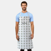 Floral Pattern Weddenschap Bridesmaid Flowergirl W Schort (Gedragen)