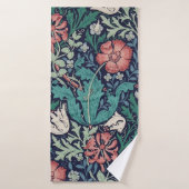  Floral Pattern, William Morris Badhanddoek (Badhanddoek)