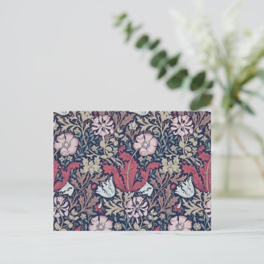  Floral Pattern, William Morris Briefkaart (Staand voorkant)
