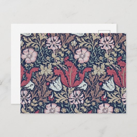  Floral Pattern, William Morris Briefkaart (Voorkant / Achterkant)