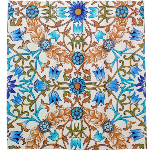  Floral Pattern, William Morris Douchegordijn (Voorkant)