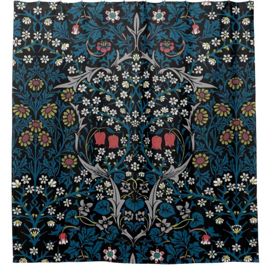  Floral Pattern, William Morris Douchegordijn (Voorkant)