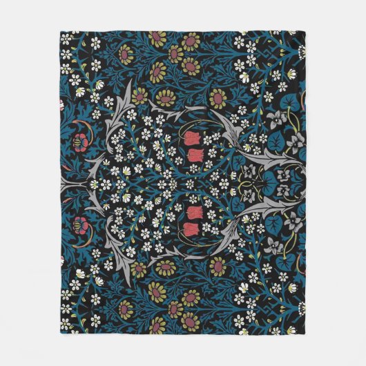  Floral Pattern, William Morris Fleece Deken (Voorkant)