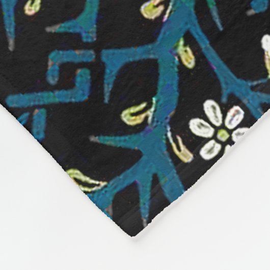  Floral Pattern, William Morris Fleece Deken (Hoek)