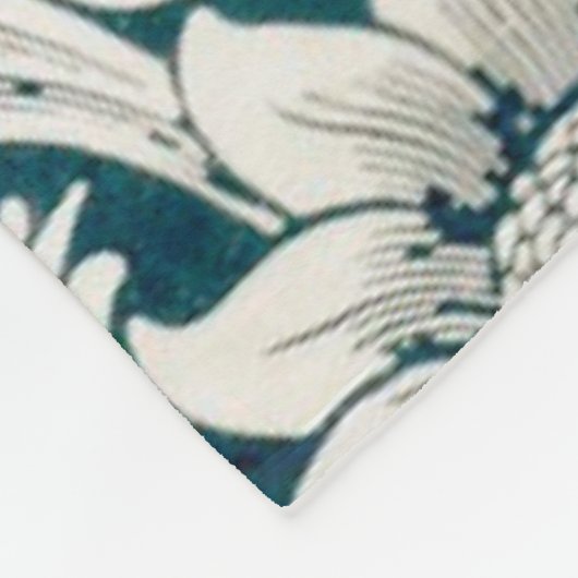  Floral Pattern, William Morris Fleece Deken (Hoek)