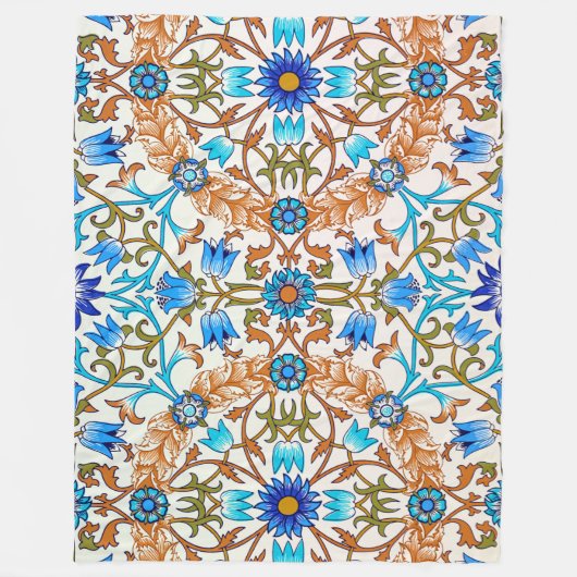  Floral Pattern, William Morris Fleece Deken (Voorkant)