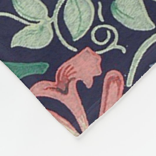 Floral Pattern, William Morris Fleece Deken (Hoek)