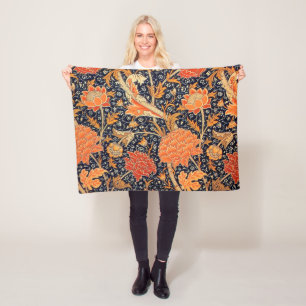 Floral Pattern, William Morris Fleece Deken