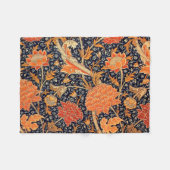 Floral Pattern, William Morris Fleece Deken (Voorkant (Horizontaal))