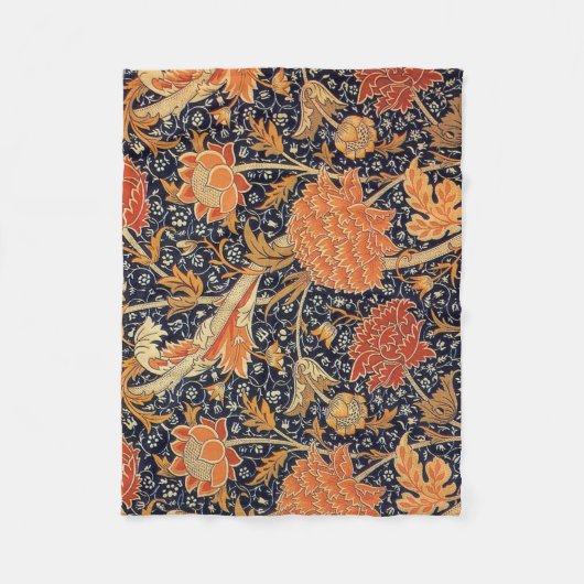  Floral Pattern, William Morris Fleece Deken (Voorkant)